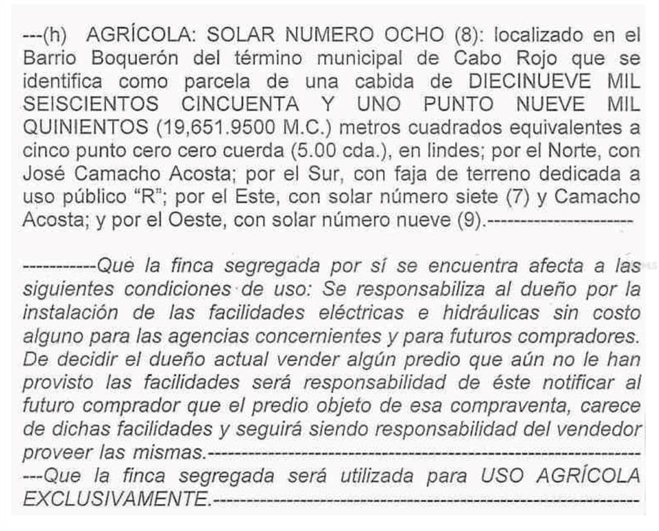 8, Boqueron Ward, Sr 103 Km 11.9 Near Betances Community, Cabo Rojo - 12
